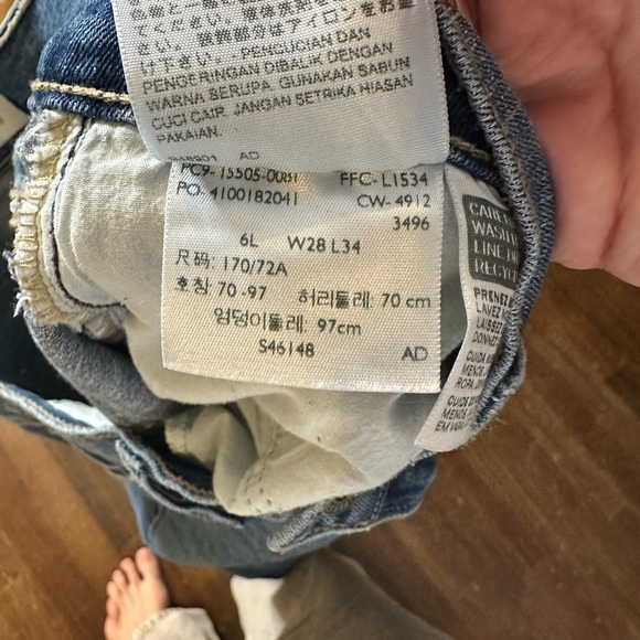 VINTAGE LEVIS 505‎ Classic Blue Women's Jeans size 28 - Picture 8 of 8